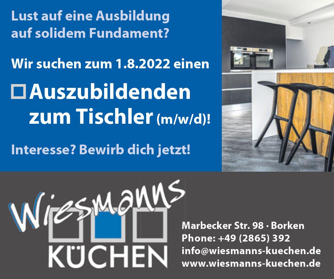 Tischler Ausbildung bei Wiesmanns Küchen in Borken